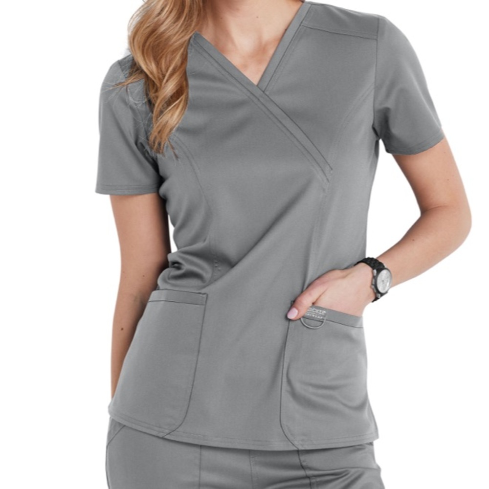 Cherokee grey scrub top